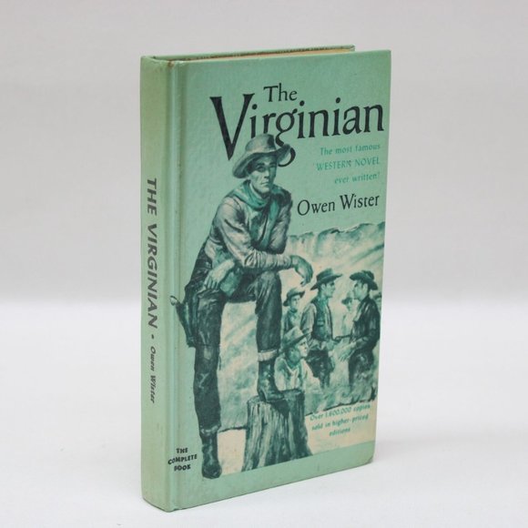 The Virginian Western Novel Owen Wister Pocket Book 1972 Hardcover - Picture 1 of 10